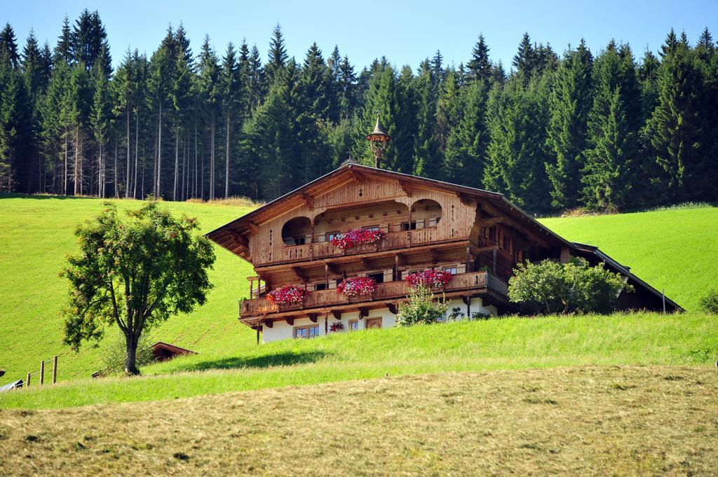 ホップフガルテン・イム・ブリクセンタール Biobauernhof Flecklヴィラ エクステリア 写真